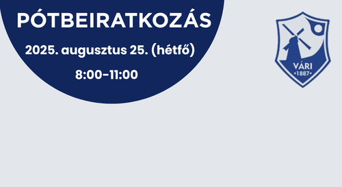 pótbeiratkozás